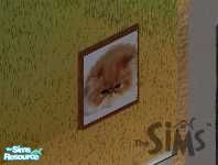 Sims 1 — Amir the kitten - portrait by energeticmouse — Amir the kitten is back - to make your walls fluffy! (This