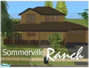 Sims 2 — Sommerville Ranch by Jaws3 — A cozy, ranch-style home for your sims. =D Features: -two bedrooms -two bathrooms