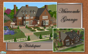 Sims 2 — Hurcombe Grange by hatshepsut — A traditional English mansion with colourful landscaped gardens and many