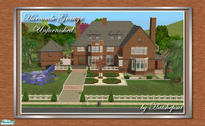Sims 2 — Hurcombe Grange Unfurnished by hatshepsut — A fantastic traditional English mansion ready for furnishing and