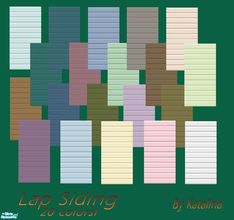 Sims 2 — Lap Siding by katalina — This lap siding is smaller in width from the previous Dutch lap siding I did. More