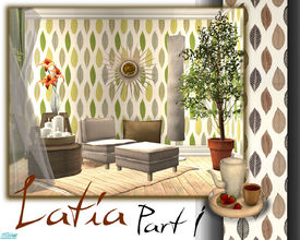 Sims 2 — Latia Living Part 1 by n-a-n-u — Ok finally I have a new update for you...I have tried to combine the meshes as