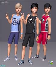 Sims 2 — Sportswears ~ for the Free Time EP (BoySet1) by sosliliom — *<strong>sportswears</strong>* & everyday