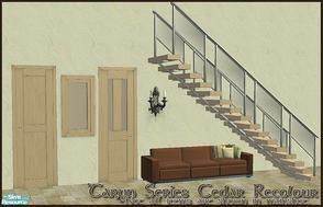 Sims 2 — Taryn Series in Cedar by Angela — here i have my Taryn Buildset in Cedar for you. You need only this recolour
