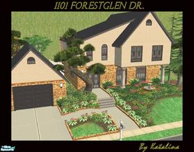 Sims 2 — 1101 Forestglen dr by katalina — A lovely traditional style home with Roman columns in front and back to add