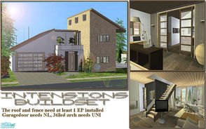 Sims 2 — Intensions Buildset by Angela — Here is a new buildset for your sims, like the previous one, this one is all