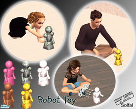 Sims 2 — Robot Toy by solfal — Animated playable toy for all ages