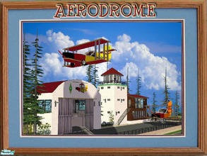 Sims 2 —  Aerodrome by srgmls23 — At a very long time i wanted to do a airport, but i just dont want to use downloads