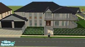 Sims 2 — Promenade by clairkp — Large home, suit large family, with money. Suitable as Dynesty home. Has laundry, study,