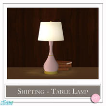 Sims 2 — Shifting Table Lamp Pink by DOT — Shifting Table Lamp Pink. 1 MESH Plus Recolors. Sims 2 by DOT of The Sims