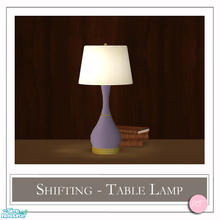 Sims 2 — Shifting Table Lamp Purple by DOT — Shifting Table Lamp Purple. 1 MESH Plus Recolors. Sims 2 by DOT of The Sims
