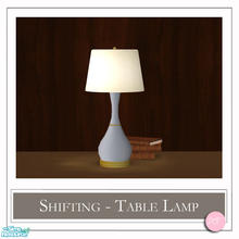 Sims 2 — Shifting Table Lamp Blue by DOT — Shifting Table Lamp Blue. 1 MESH Plus Recolors. Sims 2 by DOT of The Sims