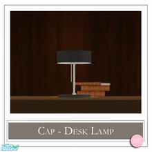 Sims 2 — Cap Desk Lamp Black by DOT — Cap Desk Lamp Black. 1 MESH Plus Recolors. Sims 2 by DOT of The Sims Resource. TSR