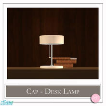 Sims 2 — Cap Desk Lamp Cream by DOT — Cap Desk Lamp Cream. 1 MESH Plus Recolors. Sims 2 by DOT of The Sims Resource. TSR