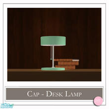 Sims 2 — Cap Desk Lamp Green by DOT — Cap Desk Lamp Green. 1 MESH Plus Recolors. Sims 2 by DOT of The Sims Resource. TSR