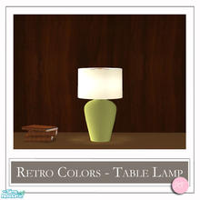 Sims 2 — Retro Colors Table Lamp Retro Green by DOT — Retro Colors Table Lamp Retro Green. 1 MESH Plus Recolors. Sims 2