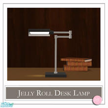 Sims 2 — Jelly Roll Desk Lamp Black by DOT — Jelly Roll Desk Lamp Black. 1 MESH Plus Recolors. Sims 2 by DOT of The Sims