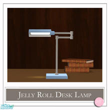 Sims 2 — Jelly Roll Desk Lamp Blue by DOT — Jelly Roll Desk Lamp Blue. 1 MESH Plus Recolors. Sims 2 by DOT of The Sims