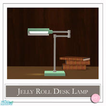 Sims 2 — Jelly Roll Desk Lamp Retro Green by DOT — Jelly Roll Desk Lamp Retro Green. 1 MESH Plus Recolors. Sims 2 by DOT