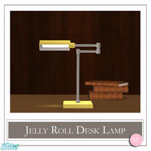 Sims 2 — Jelly Roll Desk Lamp Yellow by DOT — Jelly Roll Desk Lamp Yellow. 1 MESH Plus Recolors. Sims 2 by DOT of The
