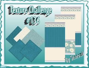Sims 2 — Texture Challenge 136 Walls & Floors by simromi — Carpet and Walls created using the textures submitted by