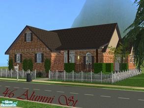 Sims 2 — 46 Alumni St by SimMonte — A small home for the growing family. 