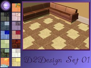 Sims 2 — D2Design Set 01 by D2Diamond — 14 new designs, created by me with the help of the new version of Gimp. I had a