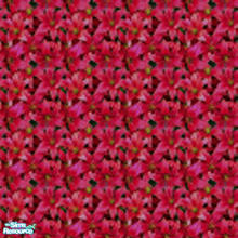 Sims 2 — Spring Garden Collection-red lilies  by katalina — Enjoy your spring garden with these showy flower terrain