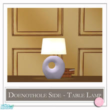 Sims 2 — Doenothole Side Table Lamp Purple by DOT — Doenothole Side Table Lamp Purple. 1 MESH Plus Recolors. Sims 2 by