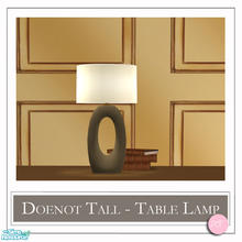 Sims 2 — Doenot Tall Table Lamp Chocolate by DOT — Doenot Tall Table Lamp Chocolate. 1 MESH Plus Recolors. Sims 2 by DOT