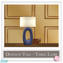 Sims 2 — Doenot Tall Table Lamp Dark Blue by DOT — Doenot Tall Table Lamp Dark Blue. 1 MESH Plus Recolors. Sims 2 by DOT