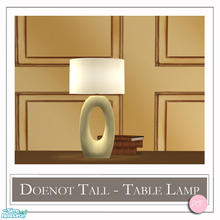 Sims 2 — Doenot Tall Table Lamp Flower Yellow by DOT — Doenot Tall Table Lamp Flower Yellow. 1 MESH Plus Recolors. Sims 2