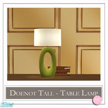 Sims 2 — Doenot Tall Table Lamp Groovy Green by DOT — Doenot Tall Table Lamp Groovy Green. 1 MESH Plus Recolors. Sims 2