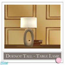 Sims 2 — Doenot Tall Table Lamp Moca by DOT — Doenot Tall Table Lamp Moca. 1 MESH Plus Recolors. Sims 2 by DOT of The