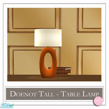 Sims 2 — Doenot Tall Table Lamp Orange by DOT — Doenot Tall Table Lamp Orange. 1 MESH Plus Recolors. Sims 2 by DOT of The