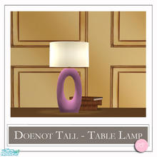 Sims 2 — Doenot Tall Table Lamp Plum by DOT — Doenot Tall Table Lamp Plum. 1 MESH Plus Recolors. Sims 2 by DOT of The