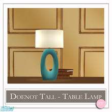 Sims 2 — Doenot Tall Table Lamp Turq by DOT — Doenot Tall Table Lamp Turq. 1 MESH Plus Recolors. Sims 2 by DOT of The