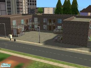 Sims 2 — 12 Lots. by luckyoyo — This Lot has 12 Apartments each have 1 Double Bedroom with closets, 1 Bathroom,