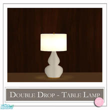 Sims 2 — Double Drop Table Lamp Mesh by DOT — Double Drop Table Lamp Mesh. 1 MESH Plus Recolors. Sims 2 by DOT of The
