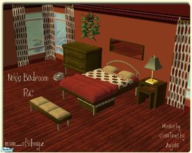 Sims 2 — Nikki Bedroom RC by mom_of2boyz — A recolor of Nikki Bedroom by Creations by Angela. The bed is the master file