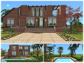 Sims 2 — Tgm-Lot-80a (Unfurnished) by TugmeL — Only Sims-2!! Additional packages are ready for the garage area..**Please