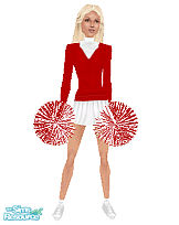 Sims 1 — Cheerleader Francie -- Child by frisbud — 