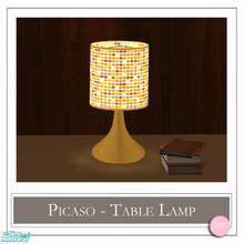 Sims 2 — Picaso Table Lamp Lemon by DOT — Picaso Table Lamp Lemon. 1 MESH Plus Recolors. Sims 2 by DOT of The Sims