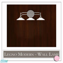 Sims 2 — Legno Modern Wall Lamp Silver by DOT — Legno Modern Wall Lamp Silver. Mix and Match Glass with Base. 1 Mesh