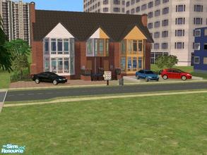 Sims 2 — 2 Church Street. by luckyoyo — This Lot has 2 Apartments each with 3 Brdrooms, 2 are Doubles with Closets, 1 and