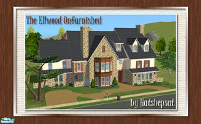 Sims 2 — The Ellwood Unfurnished by hatshepsut — A stylish and spacious family dwelling ready and awaiting the furniture
