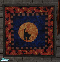 Sims 2 — Claws of Darkness Toddler Nursery - Quilt by Simaddict99 — cute wall quilt