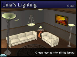 Sims 2 — Lina\'s Lighting - REC4 by Spaik — Recolour of the floor lamp, that works for all the lamps in the set.