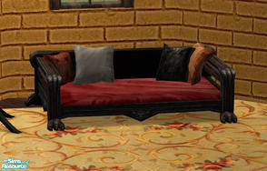 Sims 2 — Claws of Darkness Pet/toddler bed - Mesh by Simaddict99 — usable by both pets and toddlers. found in both