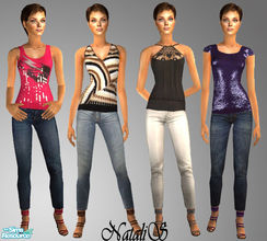 Sims 2 — NataliS casual FA collection-7. by Natalis — New mesh for adult female and various recolors.
